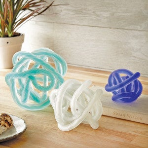 Ocean Knot Art Glass Figurines