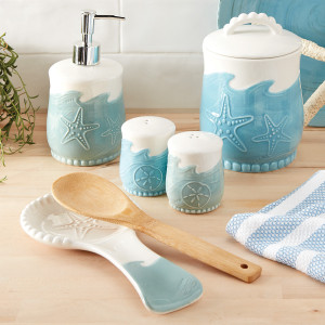 Coastal Waves Kitchen Accessories