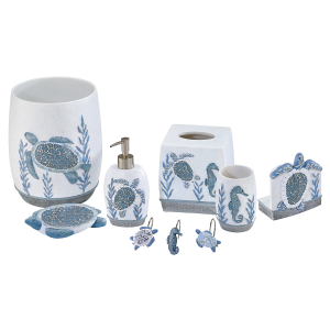 Mosaic Sea Turtle Bath Accessories