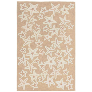 Starfish Sea Natural Indoor/Outdoor Rug Collection