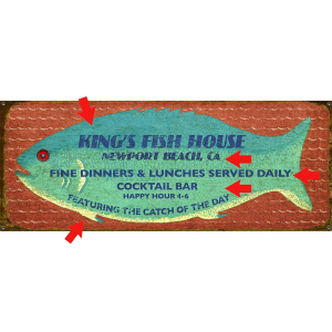 Catch of the Day Personalized Signs