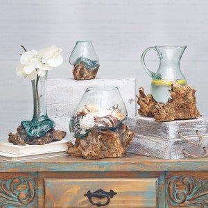 Organic Blown Glass & Root Accessories