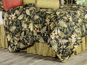 Tropical Noir Comforters