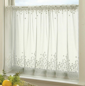 Blossom Ecru Lace Window Treatments