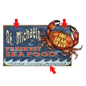 Freshest Seafood Personalized Wood Signs