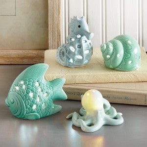 Sea Life Ceramic LED Light Décor