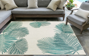 Camps Bay Aqua Indoor/Outdoor Rug Collection