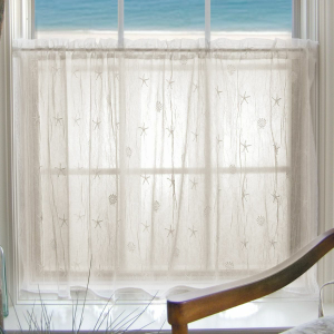 Starfish Shells Lace Window Treatments