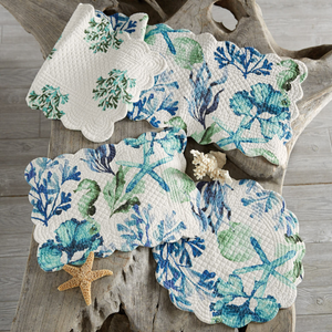 Blue Cay Table Linens