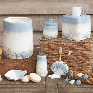 Coastal Mist Bath Accessories