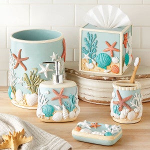 Seaside Garden Bath Accessories