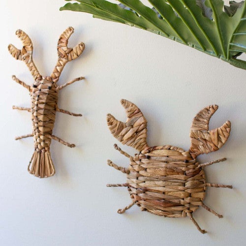 Wood & Seagrass Wall Hangings